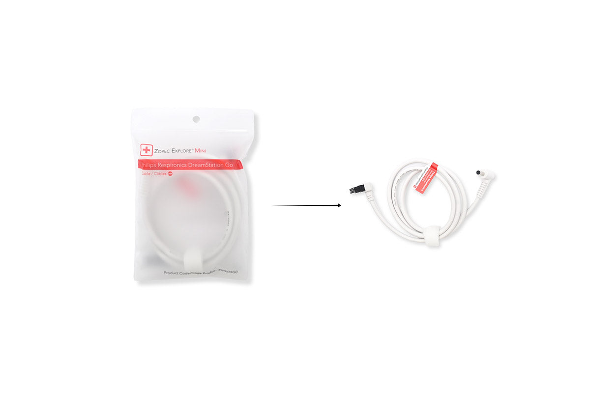 Zopec Explore Mini DC Output Cable for Philips Respironics DreamStation Go