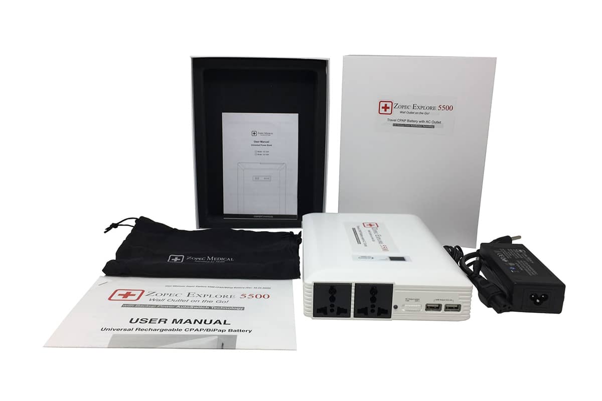 Zopec-Explore-5500-AC-Premium-Travel-UPS-Battery-System-160Wh-Box-Contents