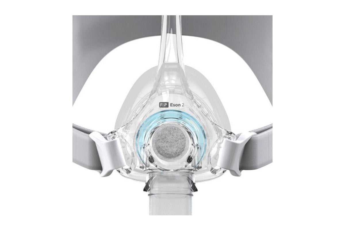 cpap-online-fisher-&amp;-paykel-eson-2-nasal-mask-front-tube-view