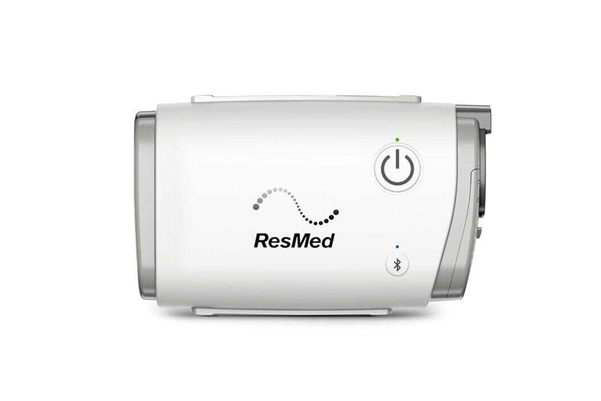 resmed airmini travel cpap starter kit machine portal in white