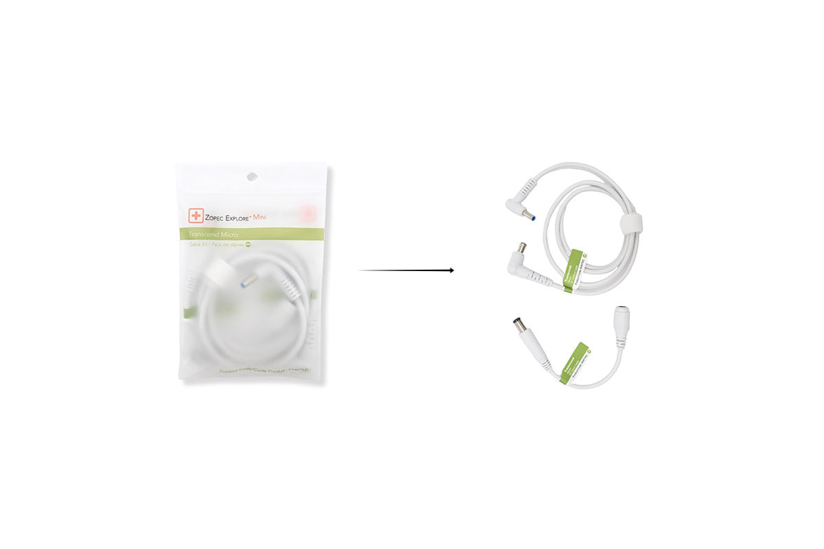 Zopec Explore Mini DC Output & Input Cables for Transcend Micro